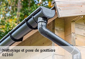 Nettoyage et pose de gouttière 02160