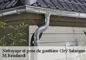 Nettoyage et pose de gouttière  ciry-salsogne-02220 M.Reinhardt
