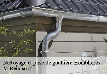 Nettoyage et pose de gouttière  homblieres-02720 M.Reinhardt