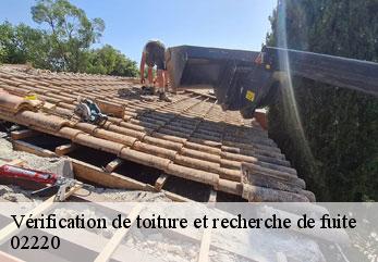 Vérification de toiture et recherche de fuite  couvrelles-02220 M.Reinhardt