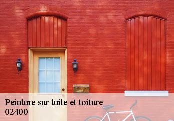 Peinture sur tuile et toiture  belleau-02400 M.Reinhardt