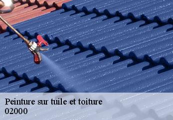 Peinture sur tuile et toiture  etouvelles-02000 M.Reinhardt