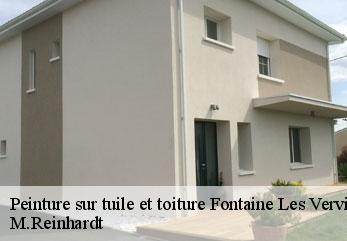 Peinture sur tuile et toiture  fontaine-les-vervins-02140 M.Reinhardt