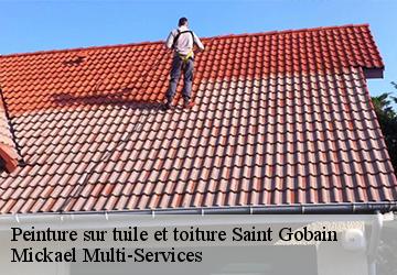 Peinture sur tuile et toiture  saint-gobain-02410 Harrison Spengler couvreur 02