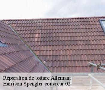 Réparation de toiture  allemant-02320 Harrison Spengler couvreur 02