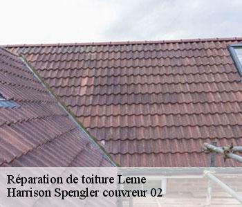 Réparation de toiture  leme-02140 Harrison Spengler couvreur 02
